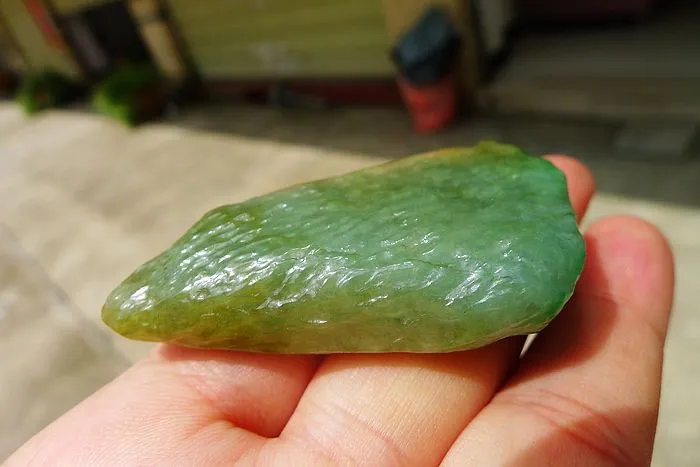 Natural Jade Rough Jadeite Raw (31g,5.6X2.8X1cm)