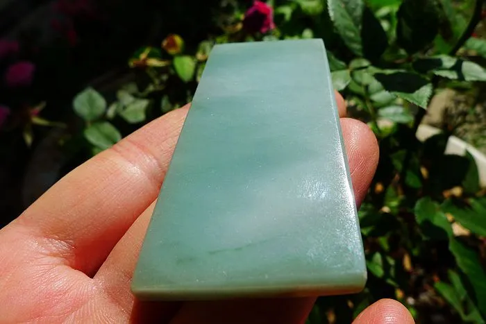 Natural Jade Rough Jadeite Raw (34g,6.5X3.1X0.5cm)