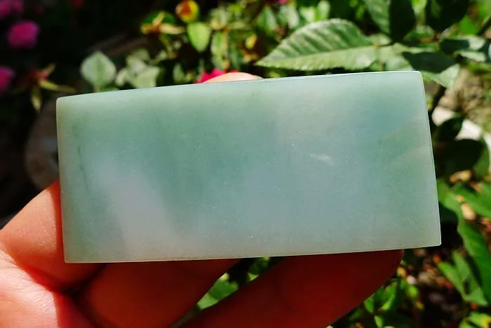 Natural Jade Rough Jadeite Raw (34g,6.5X3.1X0.5cm)
