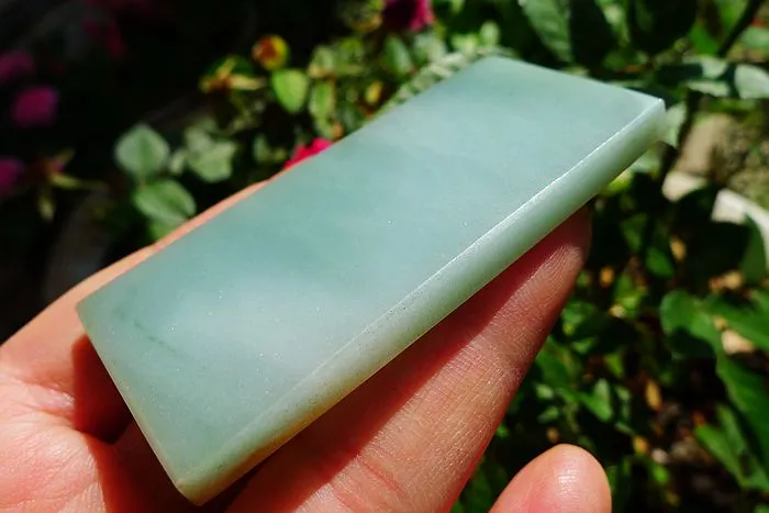 Natural Jade Rough Jadeite Raw (34g,6.5X3.1X0.5cm)