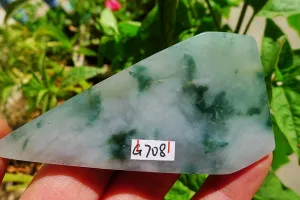 Natural Jade Rough Jadeite Raw (37g,7.8X4.2X0.55cm)