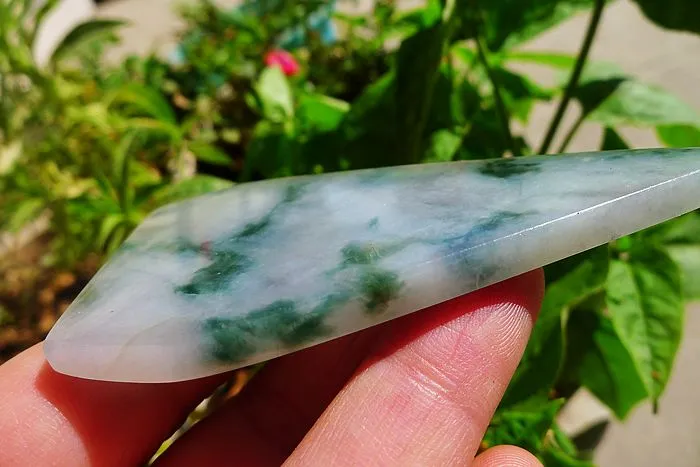Natural Jade Rough Jadeite Raw (37g,7.8X4.2X0.55cm)