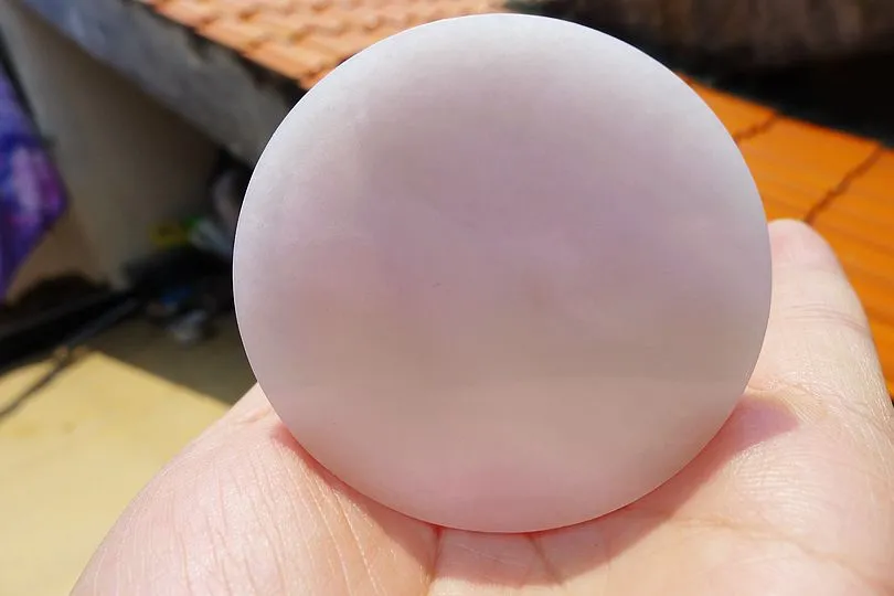 Natural Jade Rough Jadeite Raw (40g,5.3X5.3X0.5cm)