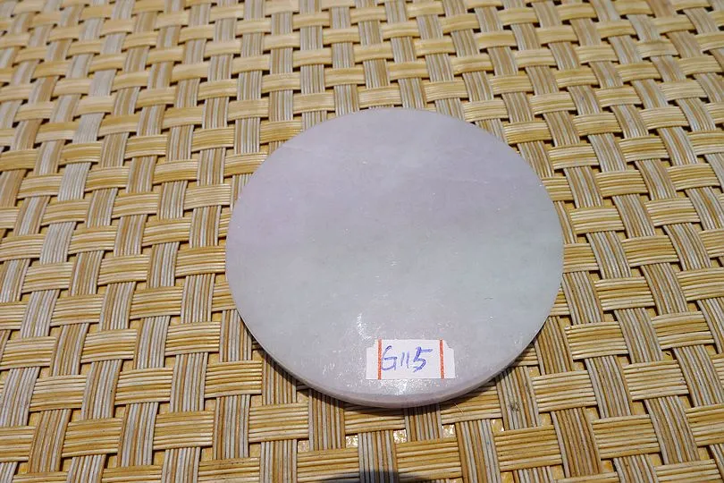 Natural Jade Rough Jadeite Raw (40g,5.3X5.3X0.5cm)