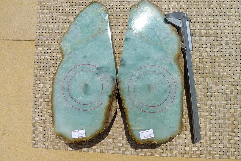 Natural Jade Rough Jadeite Raw 4.1kg