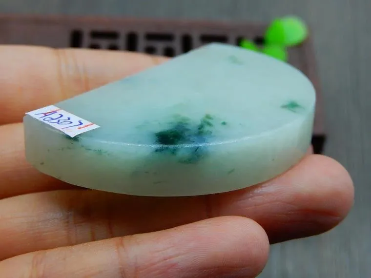 Natural Jade Rough Jadeite Raw (42g, 53X33X9mm)
