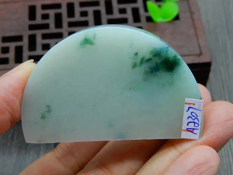 Natural Jade Rough Jadeite Raw (42g, 53X33X9mm)