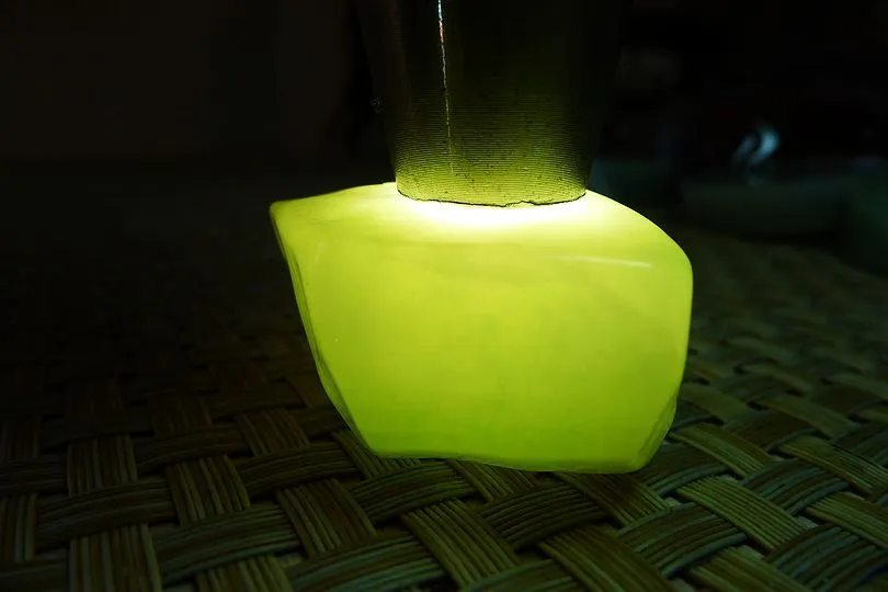 Natural Jade Rough Jadeite Raw (45g,3.5X3X2.2cm)