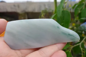 Natural Jade Rough Jadeite Raw (53g,8.3X3X1.2cm)