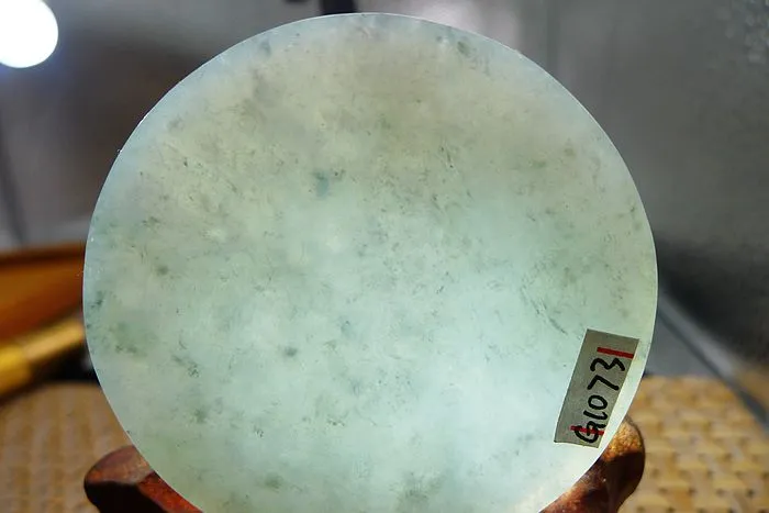 Natural Jade Rough Jadeite Raw (55g,5.45X5.45X0.65cm)