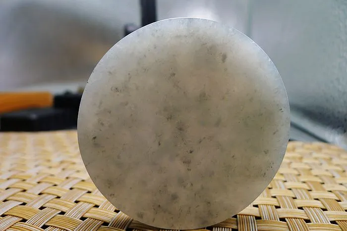 Natural Jade Rough Jadeite Raw (55g,5.45X5.45X0.65cm)