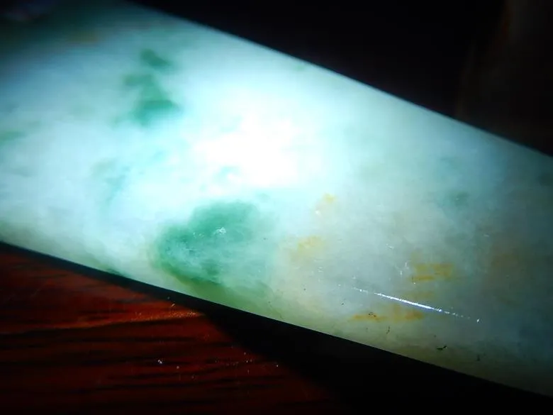 Natural Jade Rough Jadeite Raw (56g, 97X41X6mm)