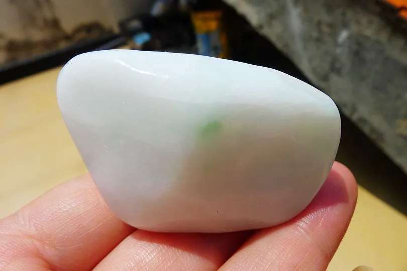 Natural Jade Rough Jadeite Raw (58g,5X3.3X2cm)