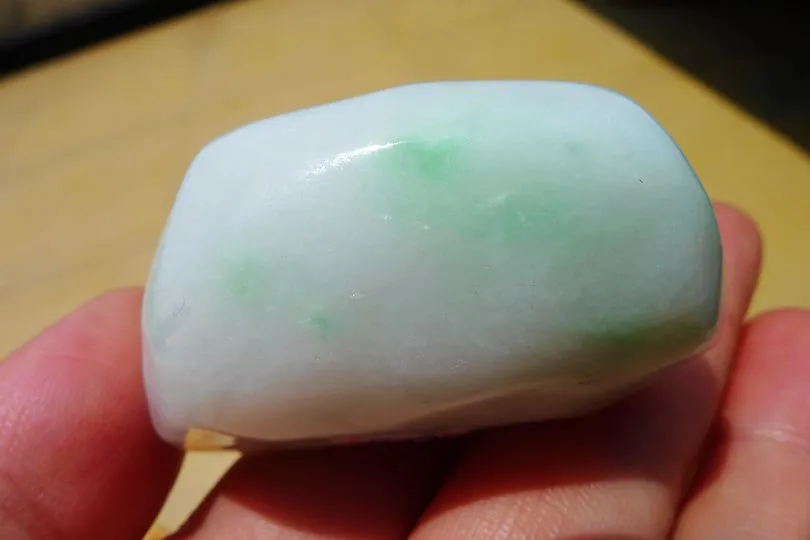 Natural Jade Rough Jadeite Raw (58g,5X3.3X2cm)