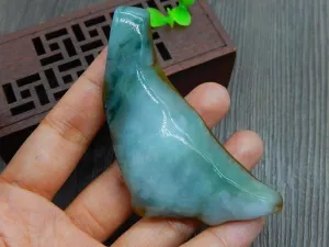 Natural Jade Rough Jadeite Raw (61g, 81X34X14mm)