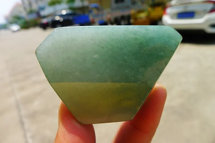 Natural Jade Rough Jadeite Raw (61g,5.4X3.8X1.55cm)