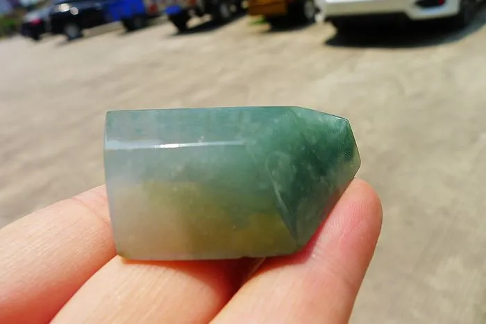 Natural Jade Rough Jadeite Raw (61g,5.4X3.8X1.55cm)