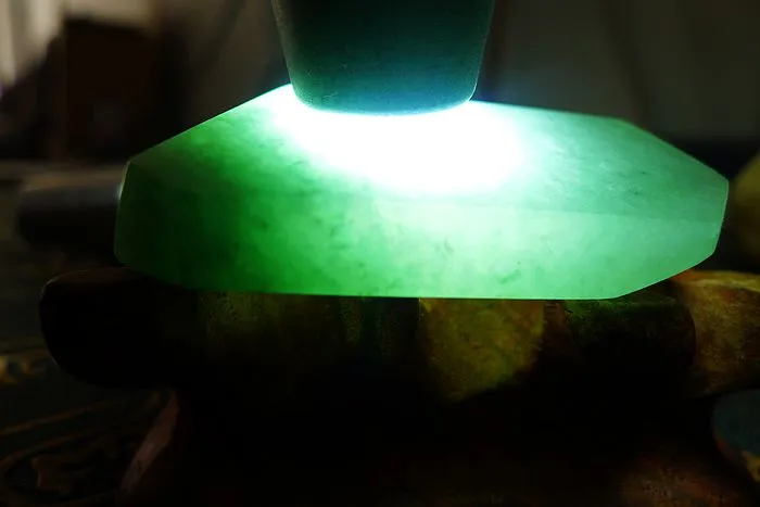 Natural Jade Rough Jadeite Raw (61g,5.4X3.8X1.55cm)
