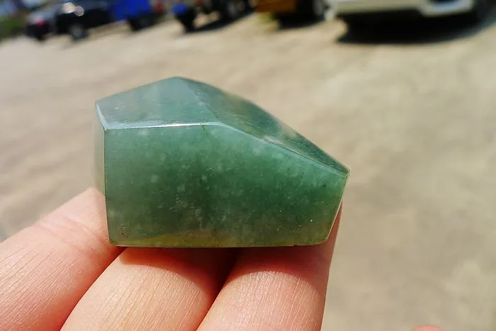 Natural Jade Rough Jadeite Raw (61g,5.4X3.8X1.55cm)