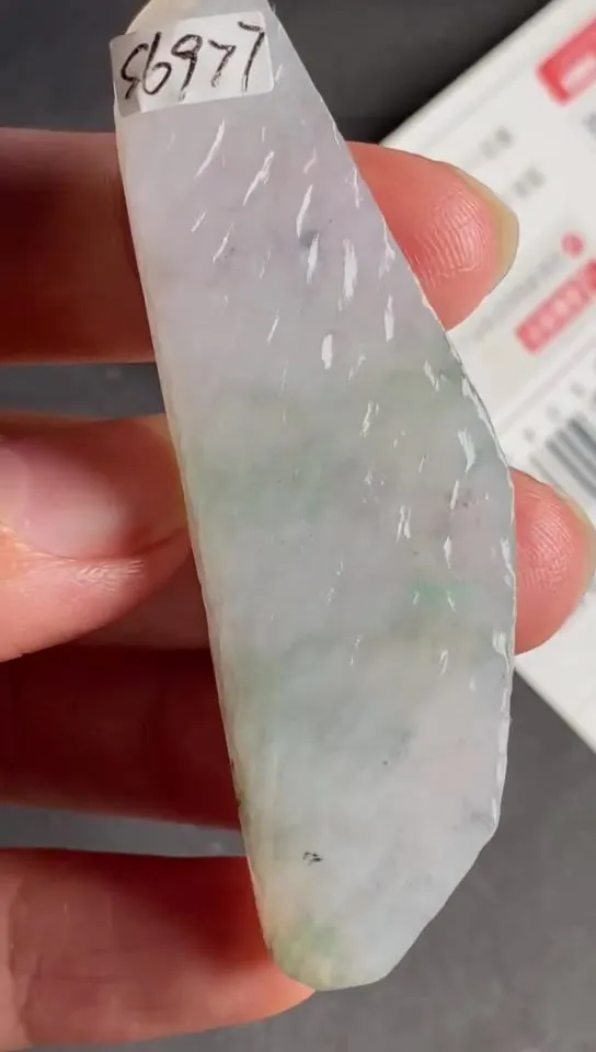 Natural Jade Rough Jadeite Raw (6.4X2.0X0.67cm)-S6977