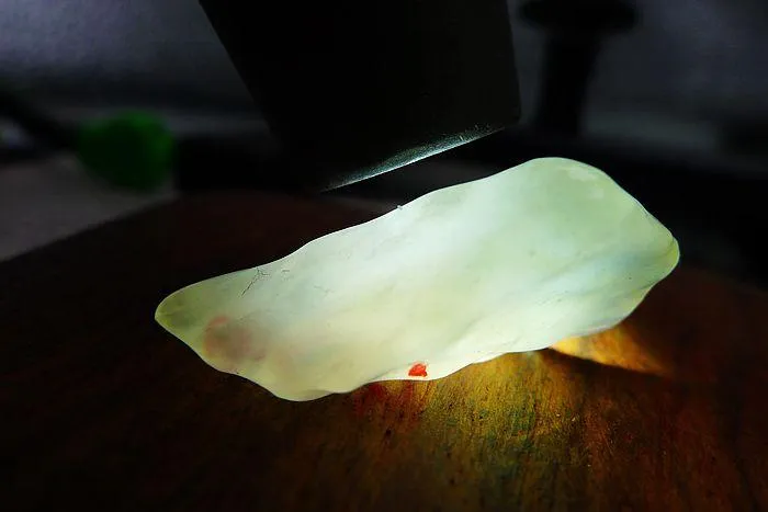 Natural Jade Rough Jadeite Raw (6.5g,3X1.8X0.9cm)
