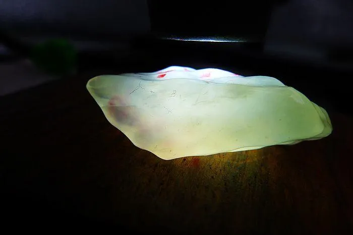 Natural Jade Rough Jadeite Raw (6.5g,3X1.8X0.9cm)