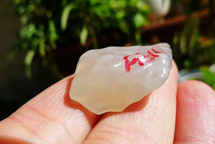 Natural Jade Rough Jadeite Raw (6.5g,3X1.8X0.9cm)