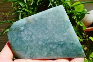 Natural Jade Rough Jadeite Raw (700g,9.6X8.1X5.6cm)