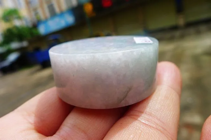 Natural Jade Rough Jadeite Raw (74g,4X1.7cm)