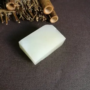 Natural Kunlun Jade Rough Nephrite Raw (116g,5.4X3.5X2.5cm)