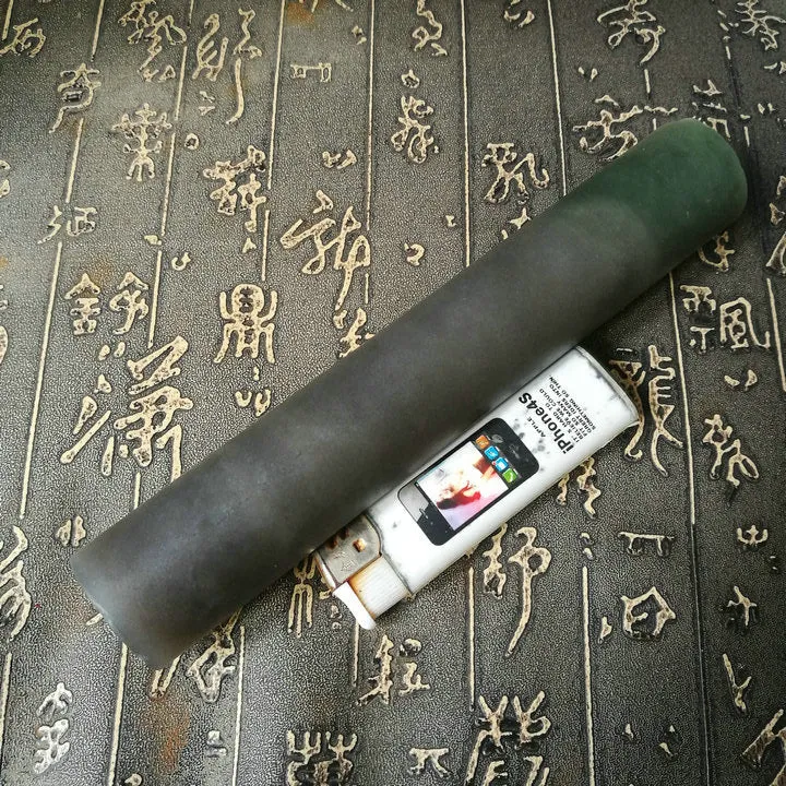 Natural Kunlun Jade Rough Nephrite Raw (382g, 18X3X3cm)