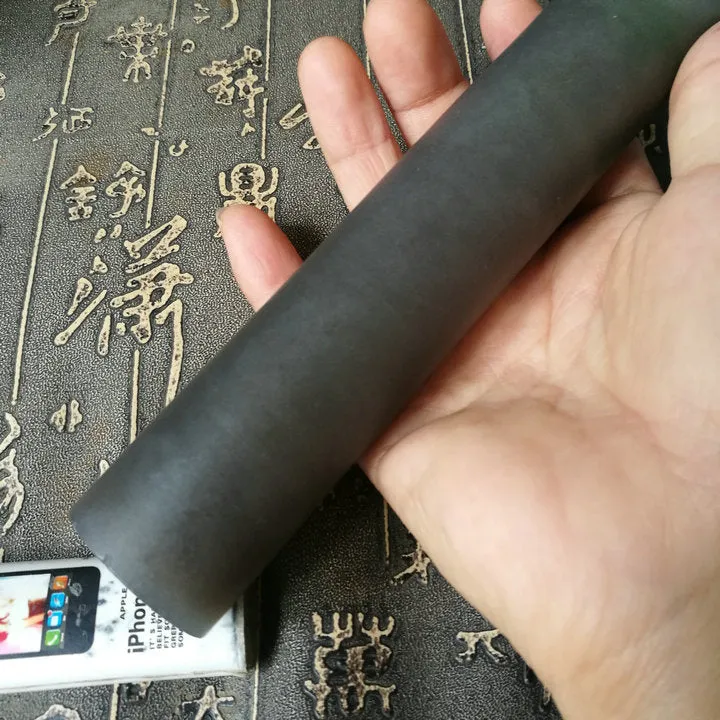 Natural Kunlun Jade Rough Nephrite Raw (382g, 18X3X3cm)