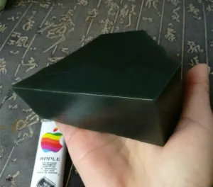 Natural Kunlun Jade Rough Nephrite Raw (645g, 10X10X4cm)
