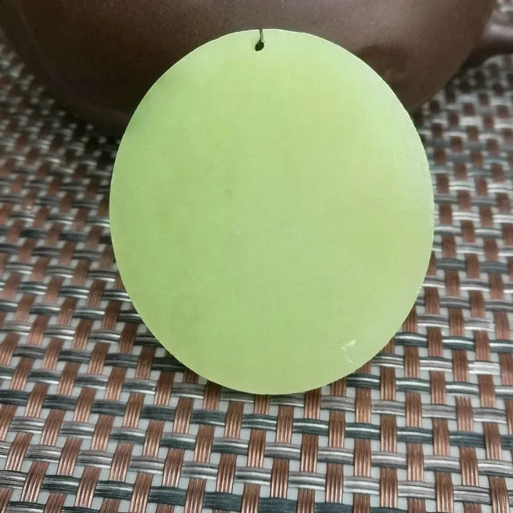 Natural Kunlun Jade Rough Nephrite Raw (65g,5.3X4.6X1.1cm)