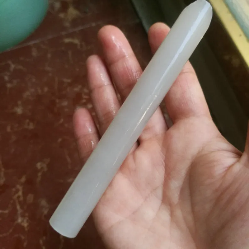 Natural Kunlun Jade Rough Nephrite Raw (71g, 13X1.6cm)