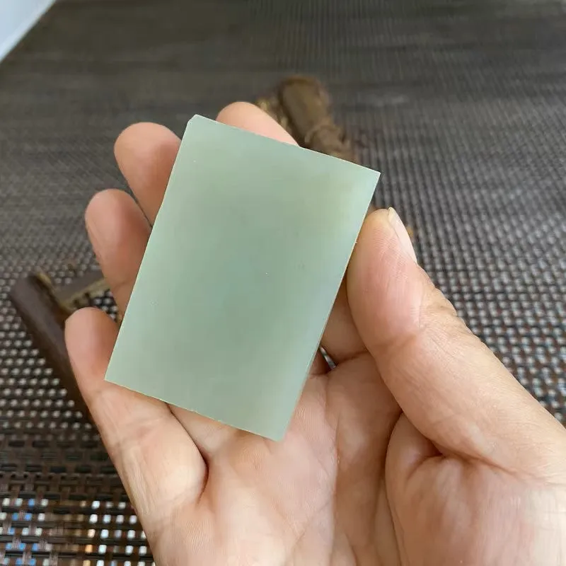 Natural Kunlun Jade Rough Nephrite Raw (78g,5.4X3.7X1.3cm)