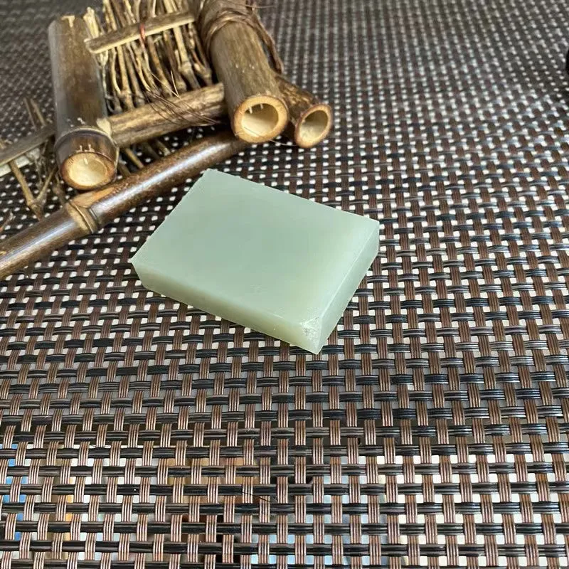Natural Kunlun Jade Rough Nephrite Raw (78g,5.4X3.7X1.3cm)