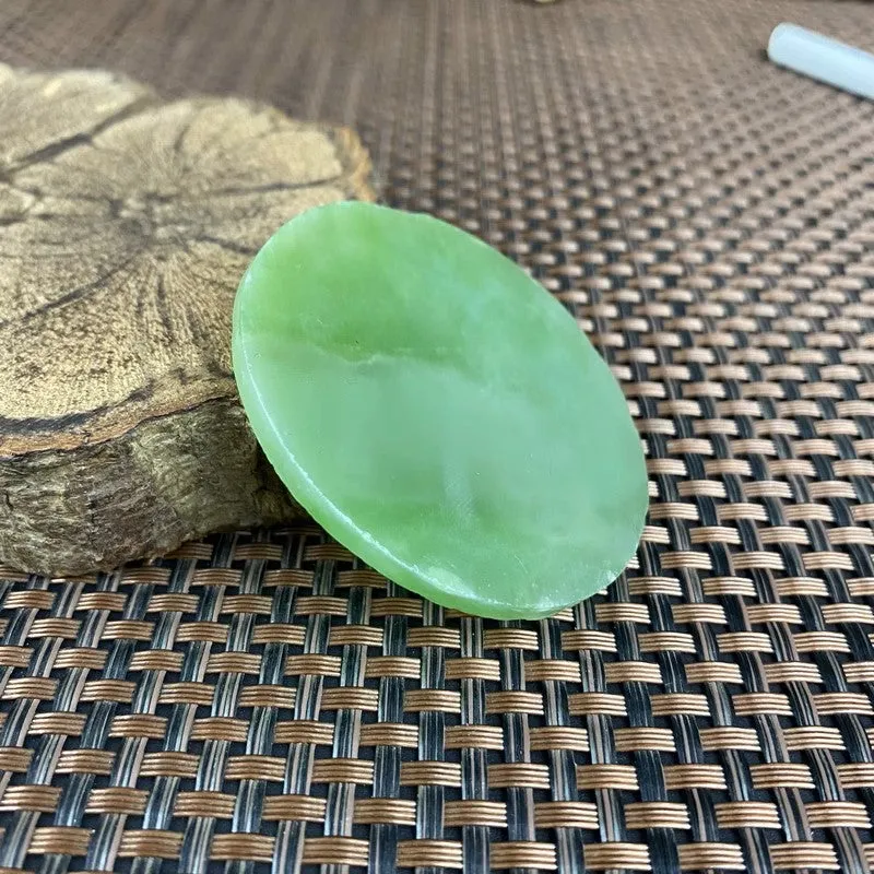 Natural Siberian Jade Rough Nephrite Raw (26g, 5.5X0.32cm)