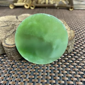 Natural Siberian Jade Rough Nephrite Raw (26g, 5.5X0.32cm)