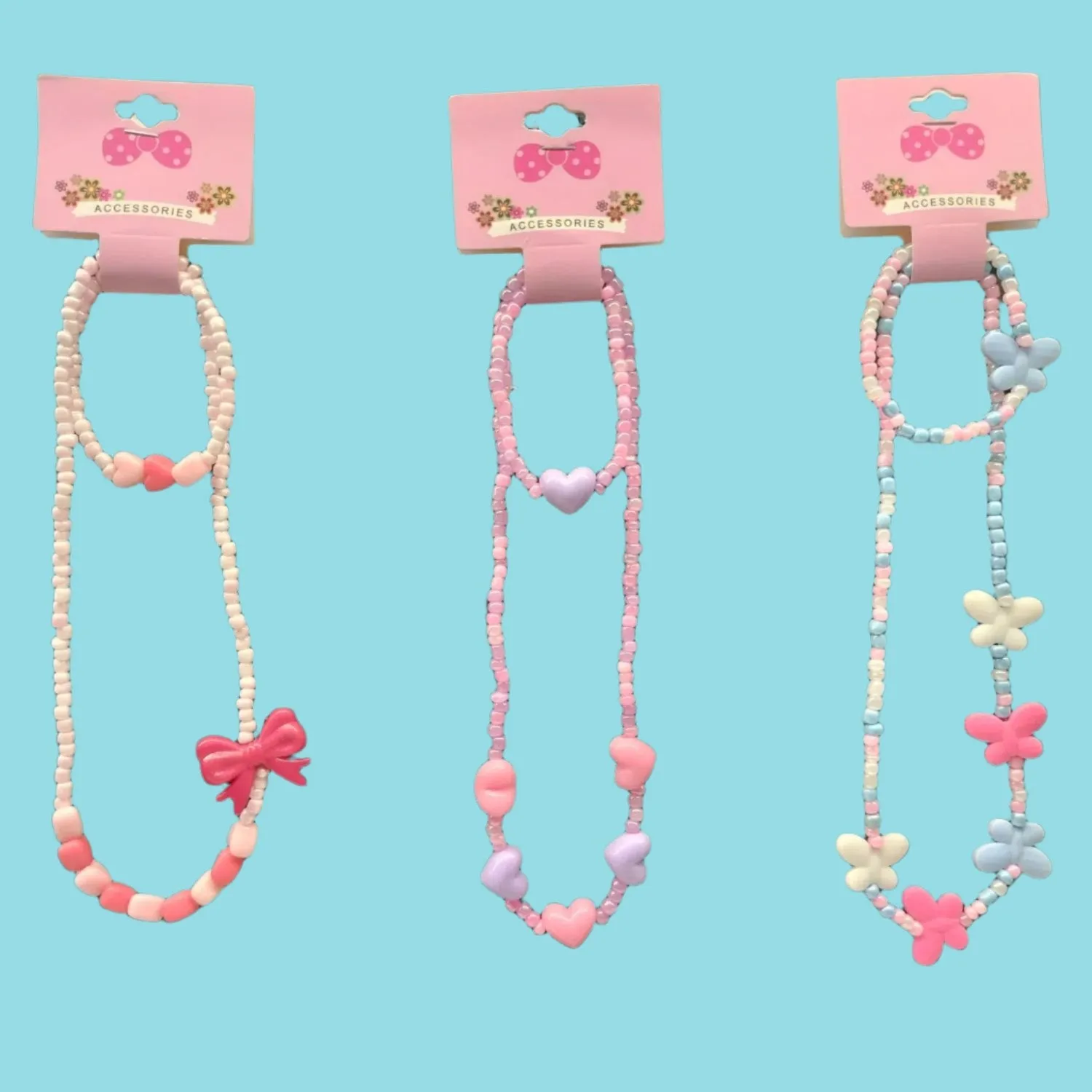 Necklace With Bracelet For Your Little Girls.
