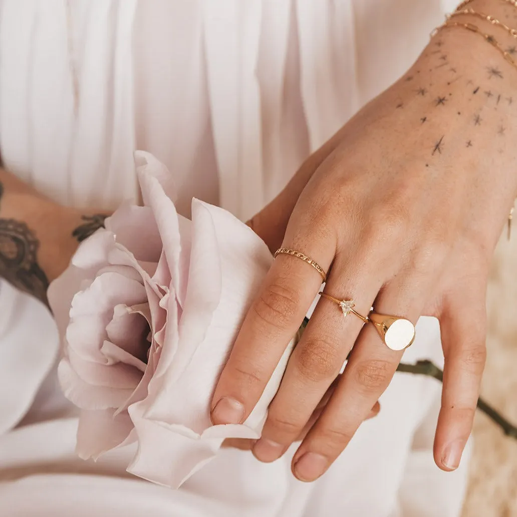 On The Rocks Triangle Ring