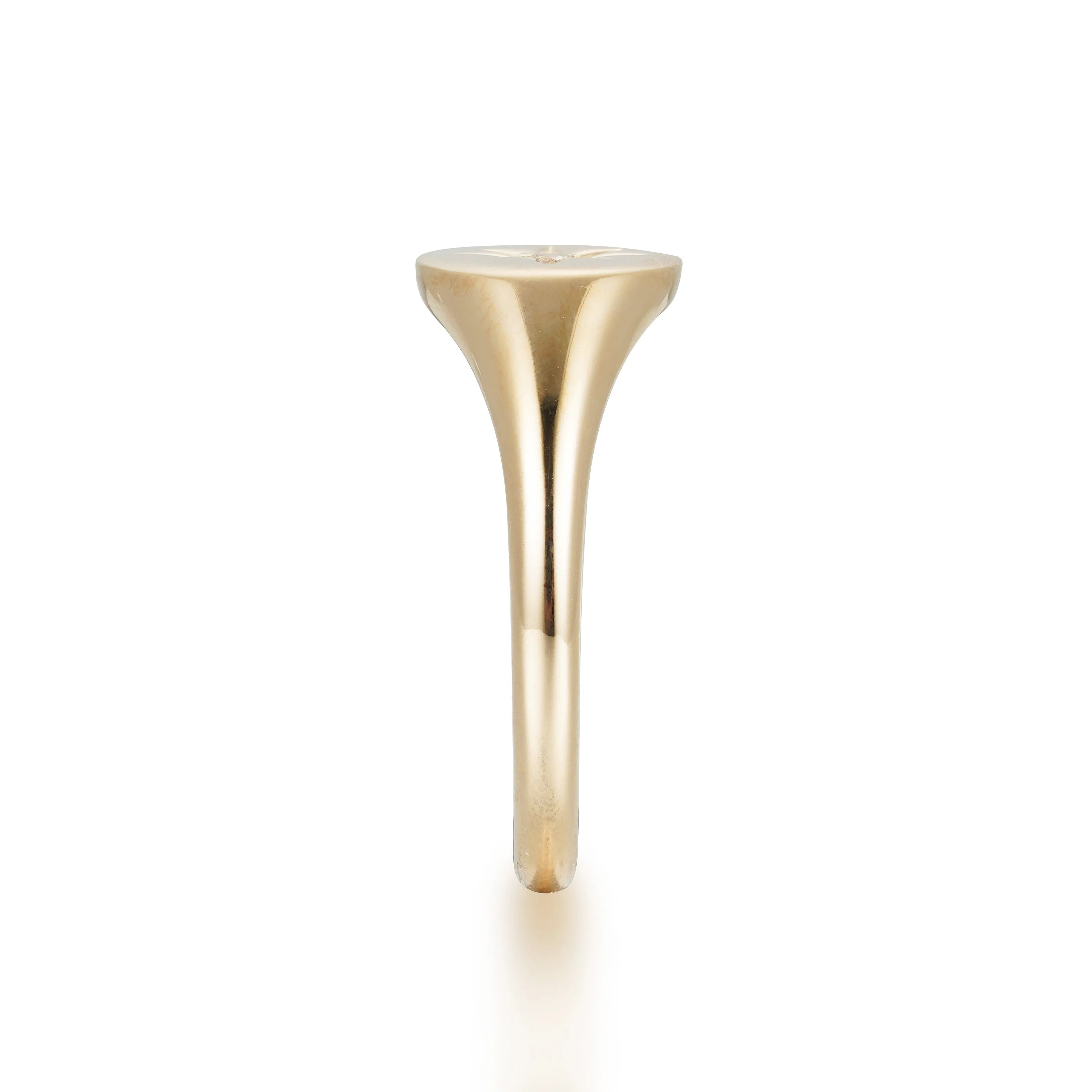 Orchid Gems Stellar Gold Signet Ring