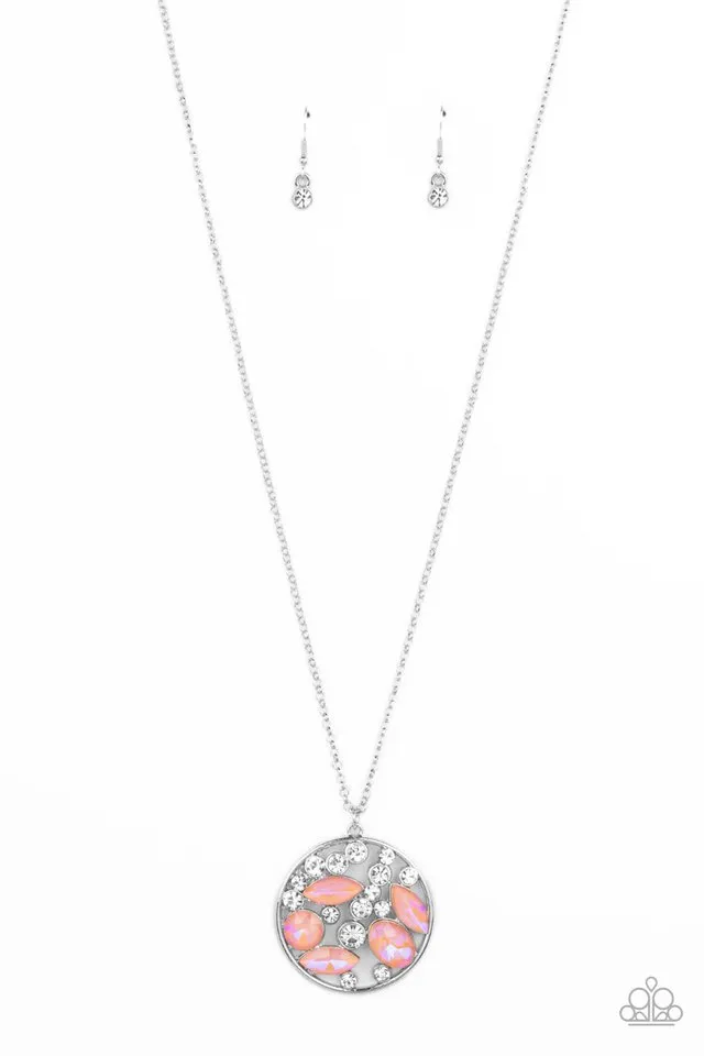 Paparazzi Necklace ~ Iridescently Influential - Orange