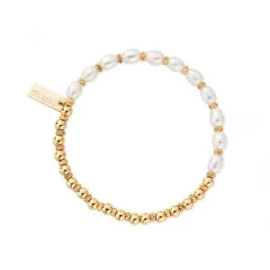 Pearl Gold Story Of Love Bracelet GBSPEARL