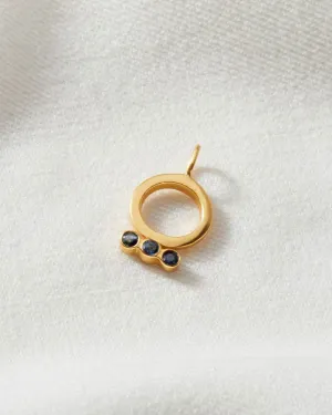 Sapphire September Birthstone Charm
