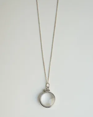 Silver Necklace w/ Locket Charm