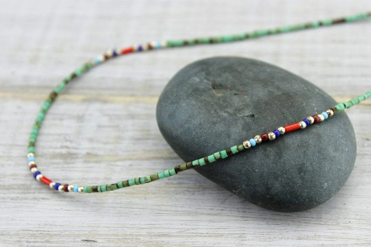 Single Strand Beaded Necklace