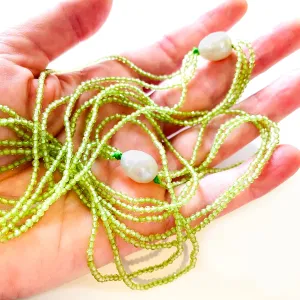 Sparkly Peridot Necklace