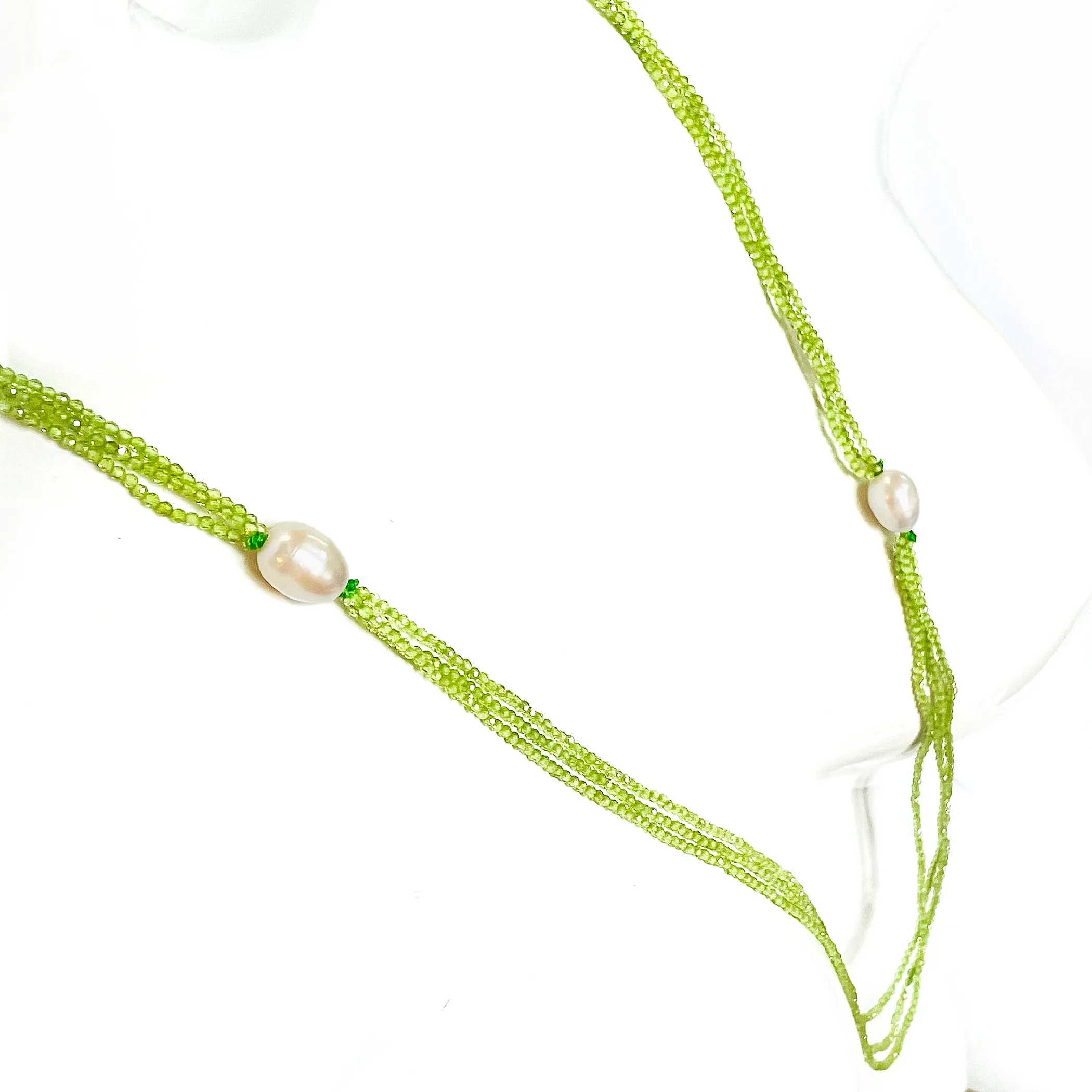 Sparkly Peridot Necklace