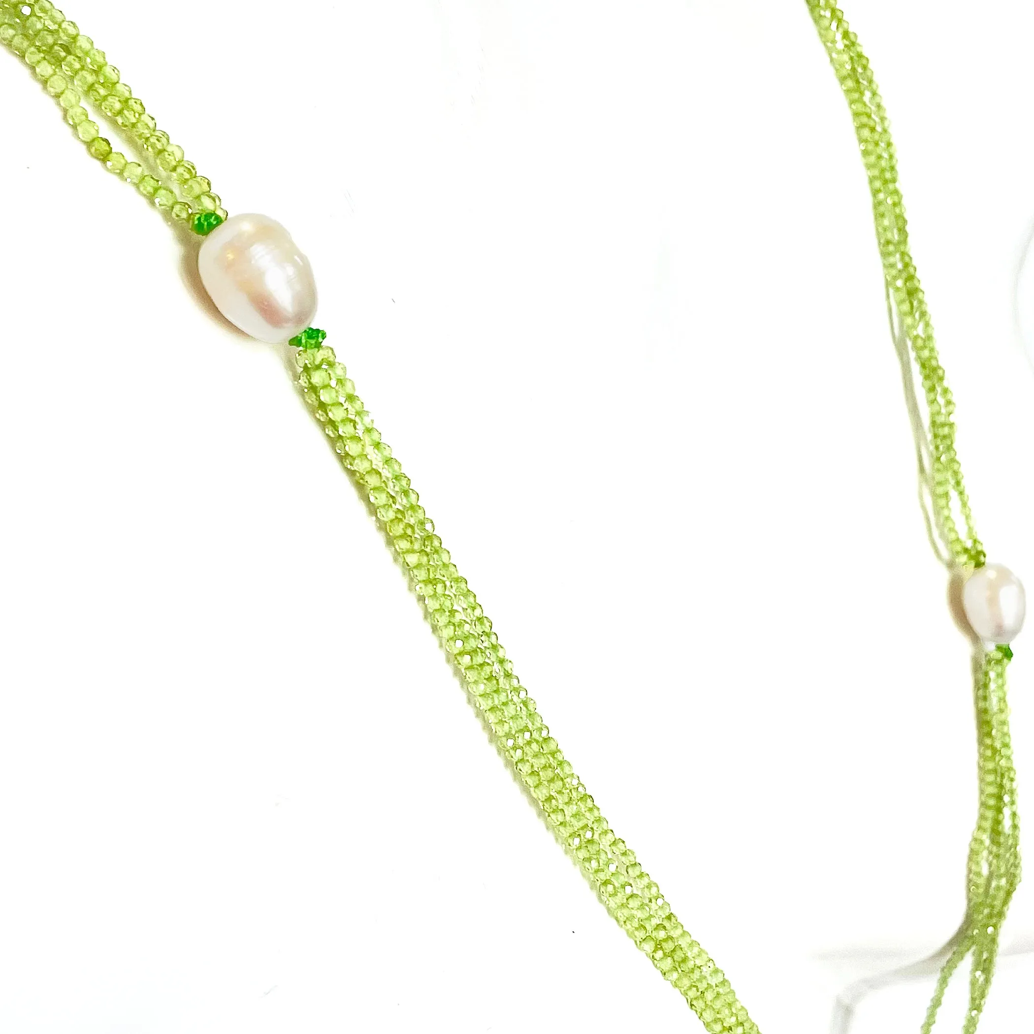 Sparkly Peridot Necklace